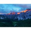 Burning mountains in the Julian Alps.